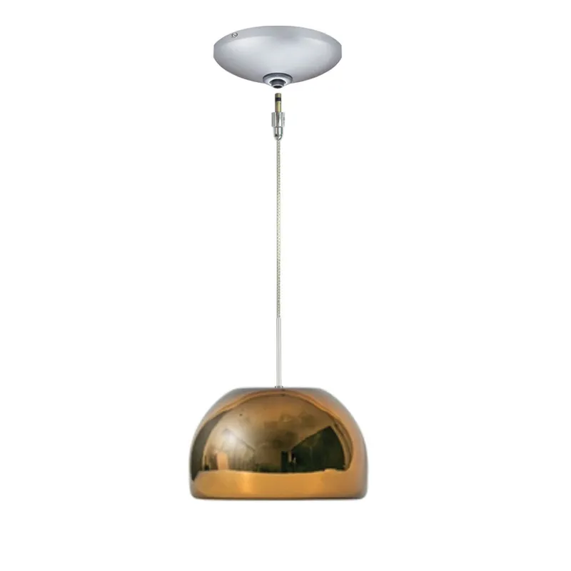 Envisage Vi 1 Light 6 inch Satin Nickel Mini Pendant Ceiling Light in Chocolate