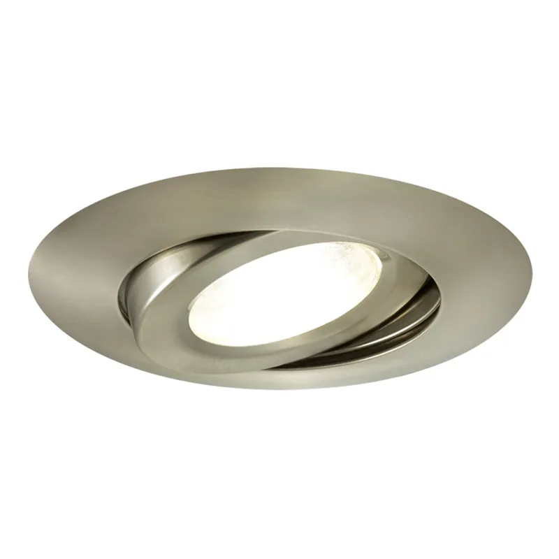 Signature Satin Chrome Recessed Lighting Trim