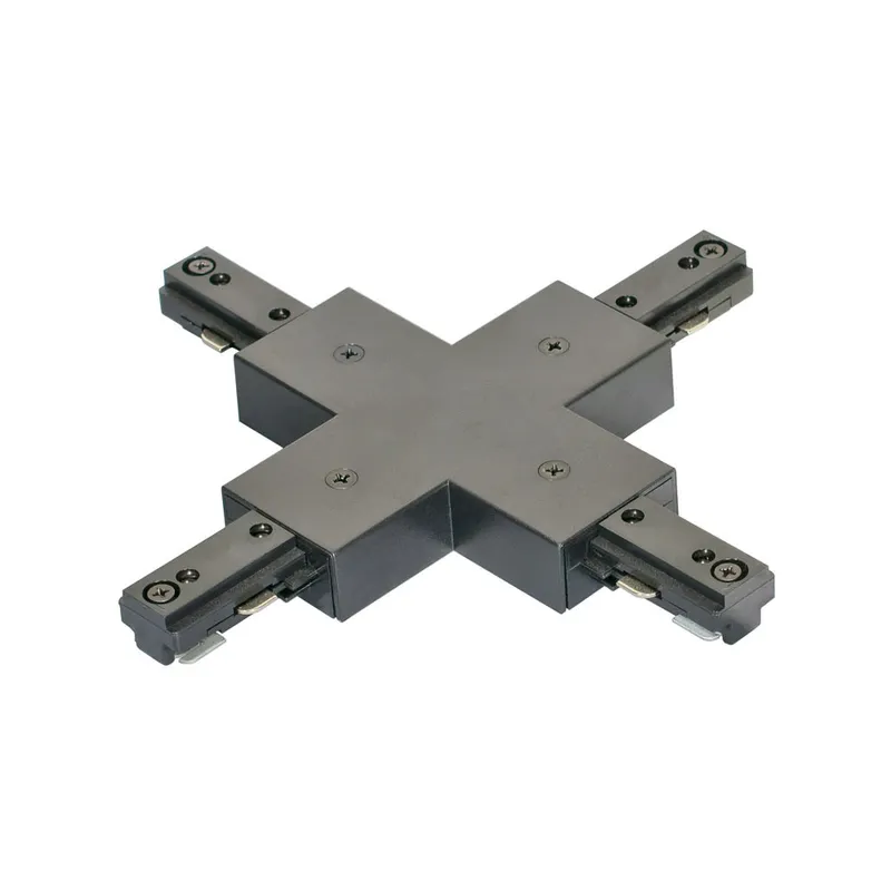H-Type Black X Connector/Feed Ceiling Light