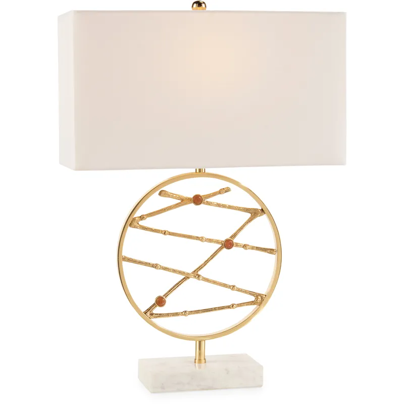 Leah Gold Table Lamp Portable Light