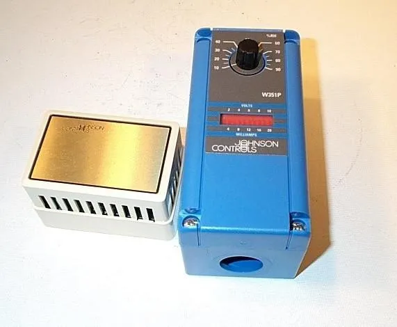 Johnson Controls W351PN-1 Sensor Prophumid 10 - 90 Per, Rh W/WallSensor