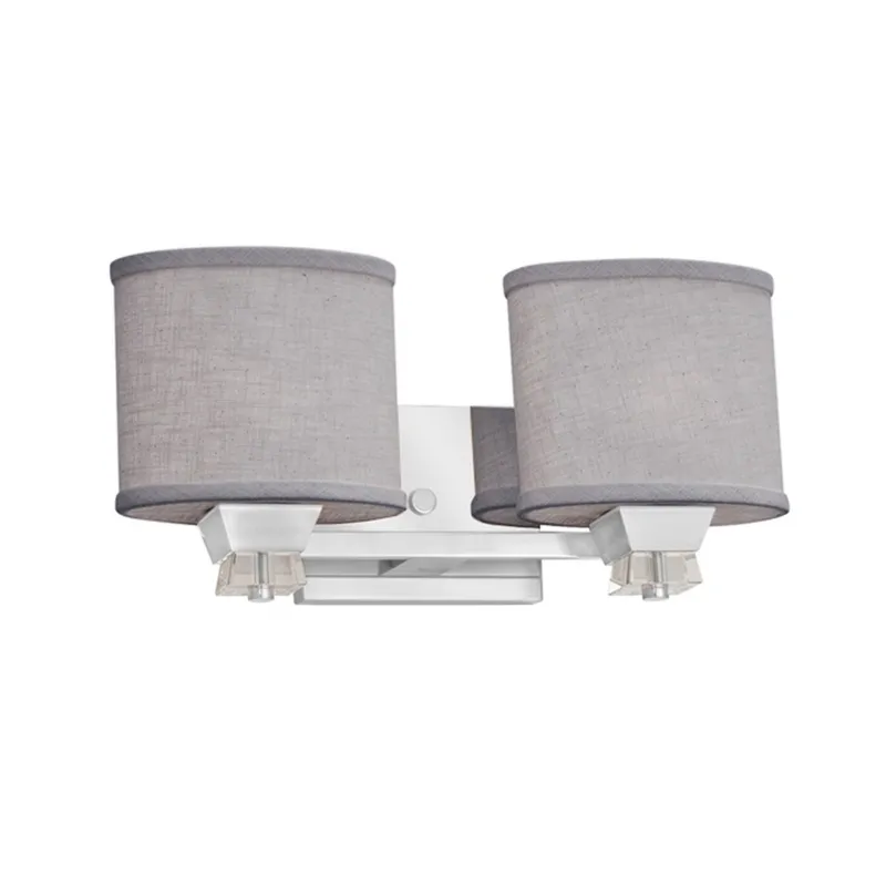 Textile 2 Light 16 inch Polished Chrome Bath Vanity Light Wall Light, Ardent Family, Choices
