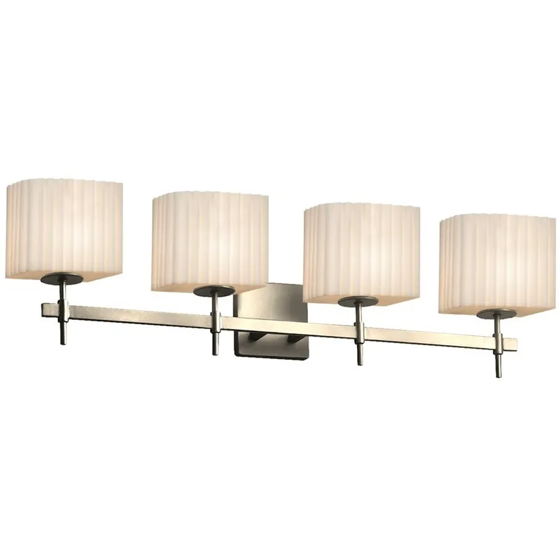 Porcelina LED 32.5 inch Matte Black Vanity Light Wall Light in 2800 Lm LED, Waves