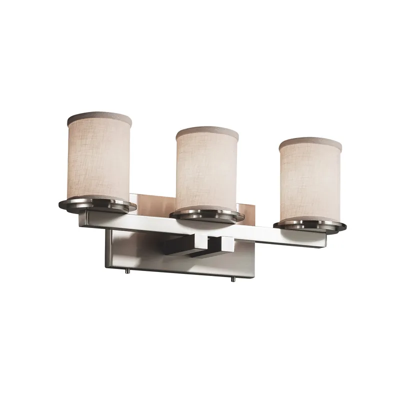 Textile LED 21 inch Dark Bronze Bath Bar Wall Light