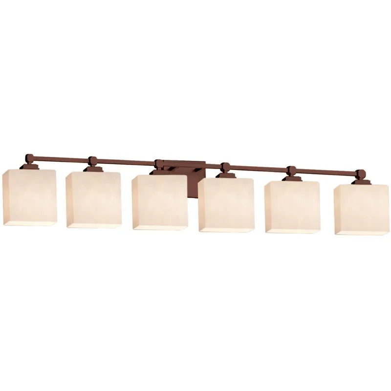 Clouds LED 50.5 inch Dark Bronze Vanity Light Wall Light in 4200 Lm LED, Rectangle