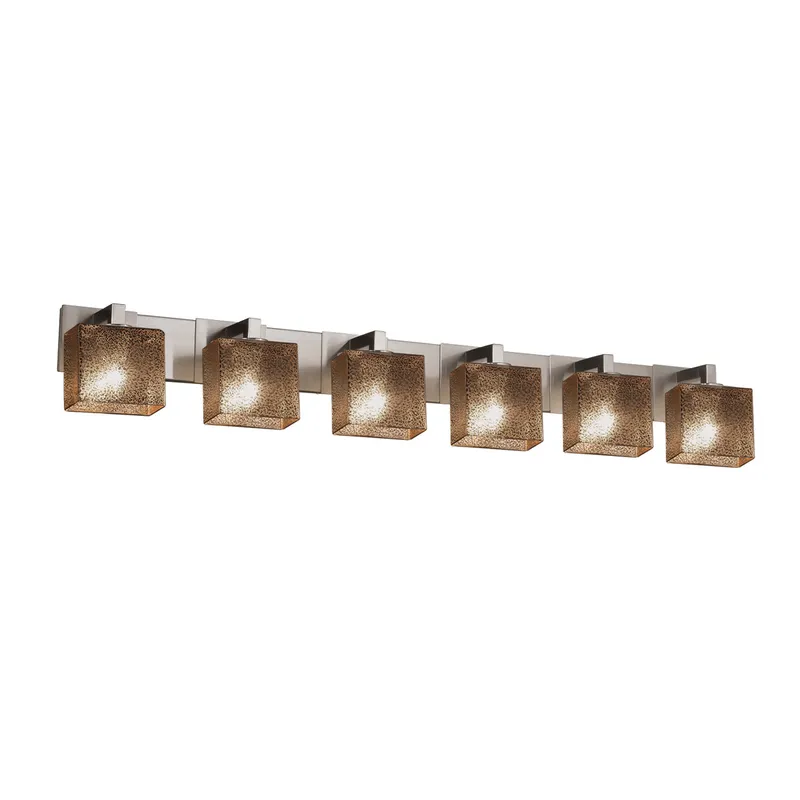 Fusion LED 55.5 inch Brushed Nickel Vanity Light Wall Light in 4200 Lm LED, Rectangle, Mercury Fusion
