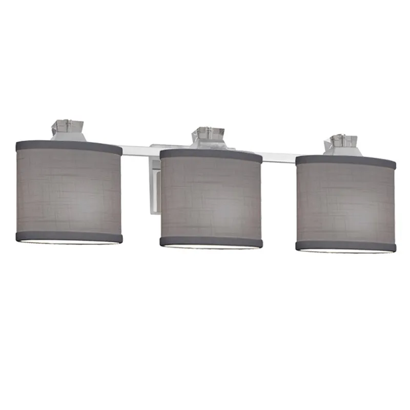 Textile LED 26 inch Polished Chrome Bath Bar Wall Light