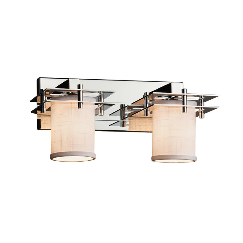 Textile LED 17 inch Dark Bronze Bath Bar Wall Light