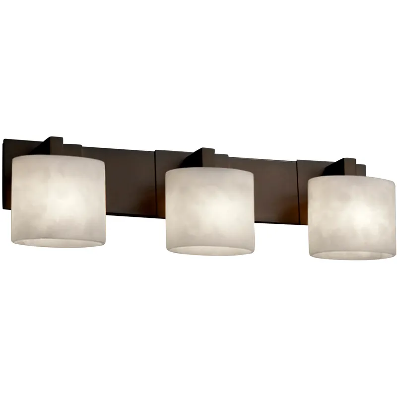 Clouds LED 28 inch Dark Bronze Bath Bar Wall Light in 2100 Lm LED, Oval, Modular