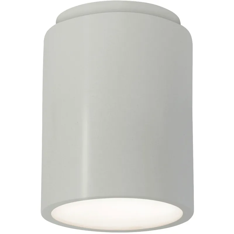 Radiance 1 Light 6.5 inch Matte White Flush Mount Ceiling Light, Form+Finish+Function