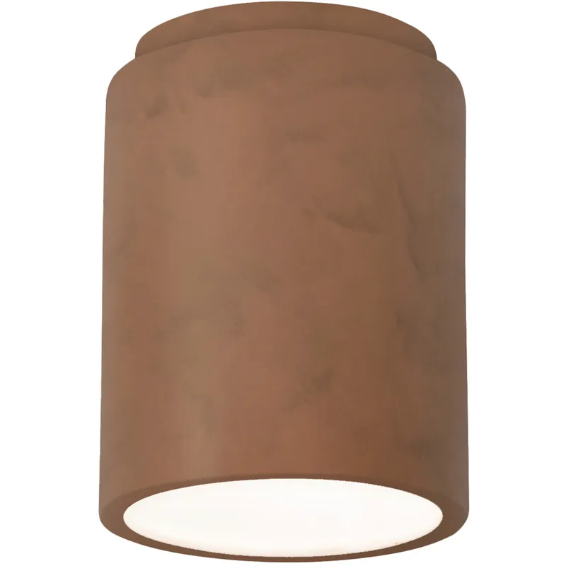 Radiance 1 Light 6.5 inch Terra Cotta Flush Mount Ceiling Light in Incandescent