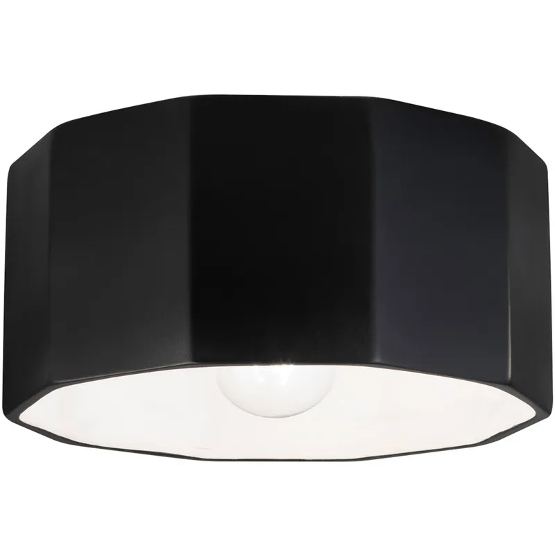 Radiance Collection 1 Light 12.25 inch Bisque Flush-Mount Ceiling Light