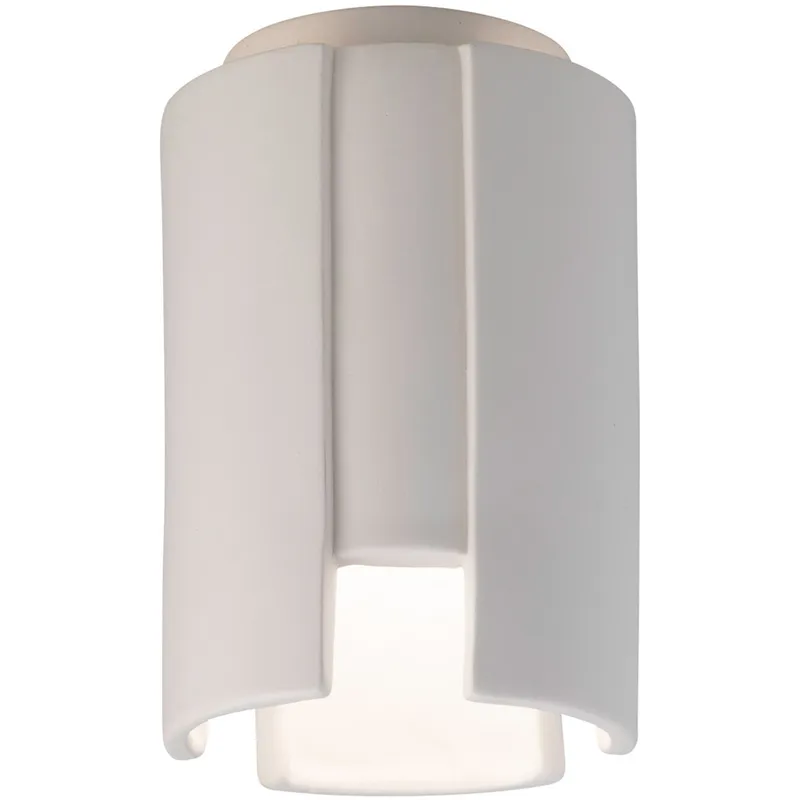 Radiance Collection LED 6.25 inch Antique Silver Flush-Mount Ceiling Light