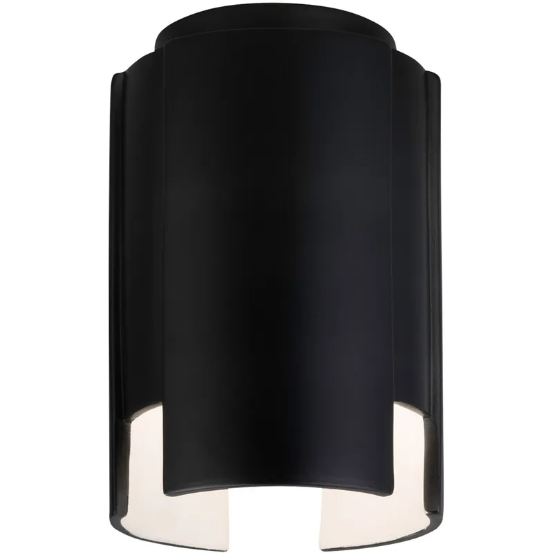 Radiance Collection LED 6.25 inch Harvest Yellow Slate Flush-Mount Ceiling Light