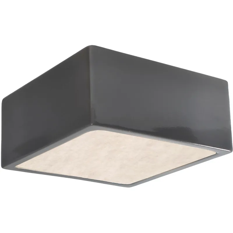 Radiance Collection LED 8.25 inch Hammered Brass Flush-Mount Ceiling Light