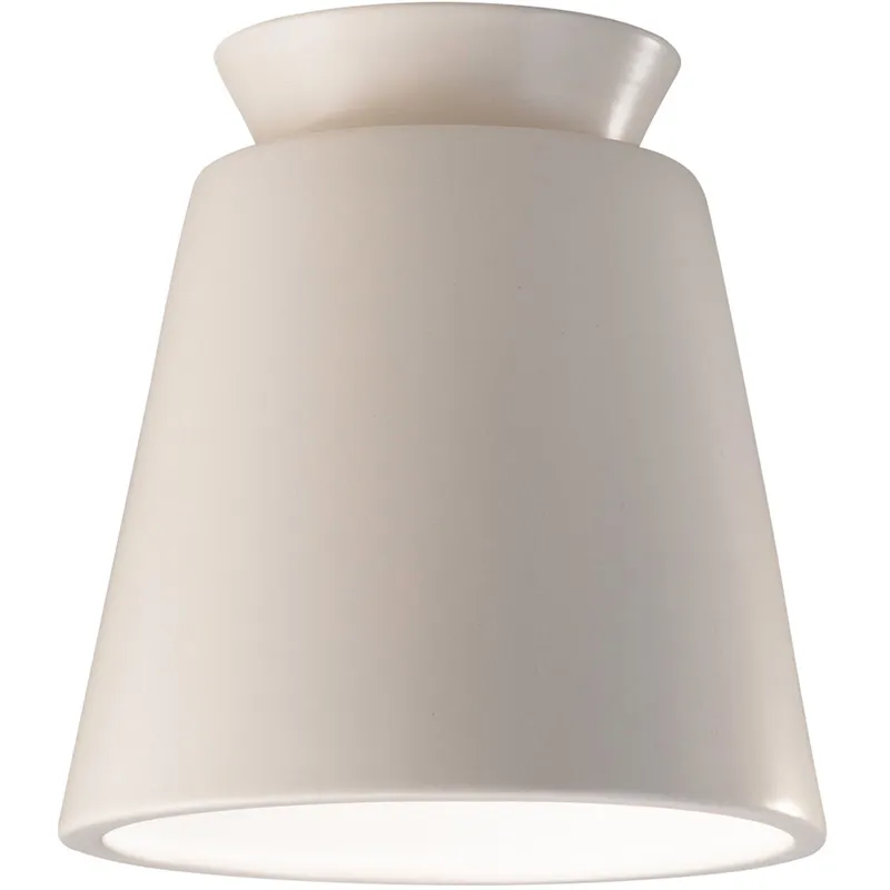 Radiance Collection LED 7.5 inch Gloss Gray Flush-Mount Ceiling Light