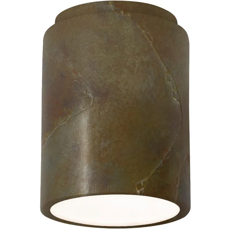 Radiance 1 Light 6.5 inch Tierra Red Slate Flush Mount Ceiling Light in Incandescent