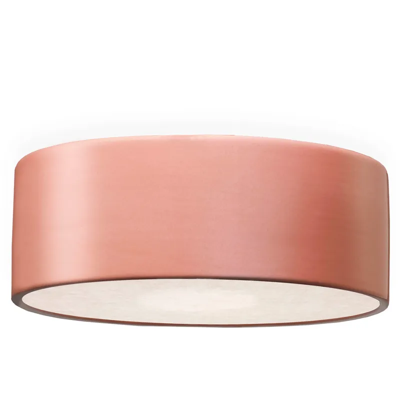 Radiance Collection LED 8.25 inch Hammered Copper Flush-Mount Ceiling Light
