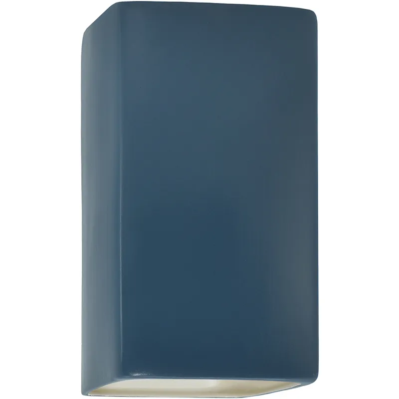Ambiance 1 Light 9.5 inch Midnight Sky Outdoor Wall Sconce in Incandescent, Midnight Sky/Matte White