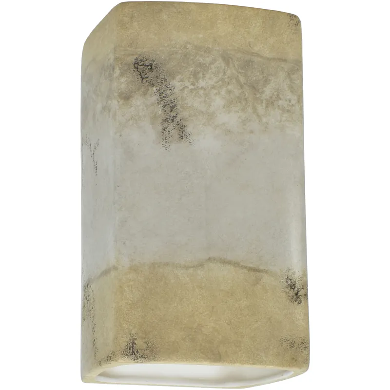Ambiance 1 Light 9.5 inch Greco Travertine Outdoor Wall Sconce in Incandescent, Small