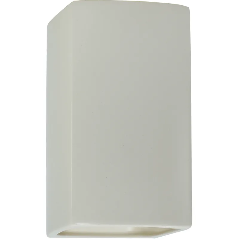 Ambiance 1 Light 9.5 inch Matte White Outdoor Wall Sconce in Incandescent, Small