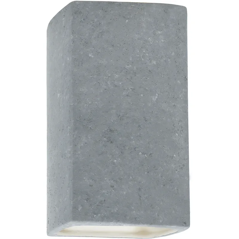 Ambiance 1 Light 9.5 inch Concrete Outdoor Wall Sconce in Incandescent