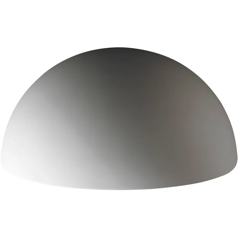 Ambiance Quarter Sphere LED 10 inch White Crackle Outdoor Wall Sconce, Really Big