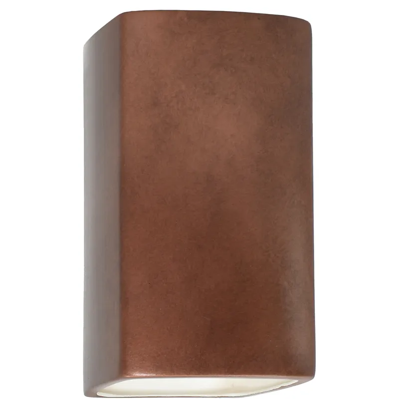 Ambiance 1 Light 9.5 inch Antique Copper Outdoor Wall Sconce in Incandescent, Small