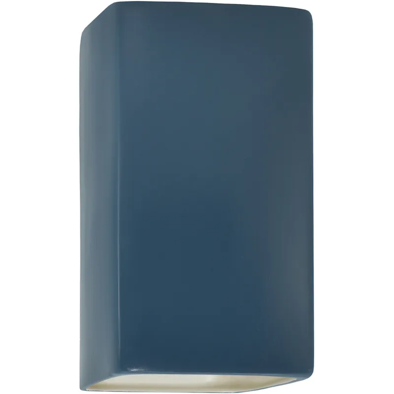 Ambiance 9.5 inch Midnight Sky/Matte White Outdoor Wall Sconce in Incandescent