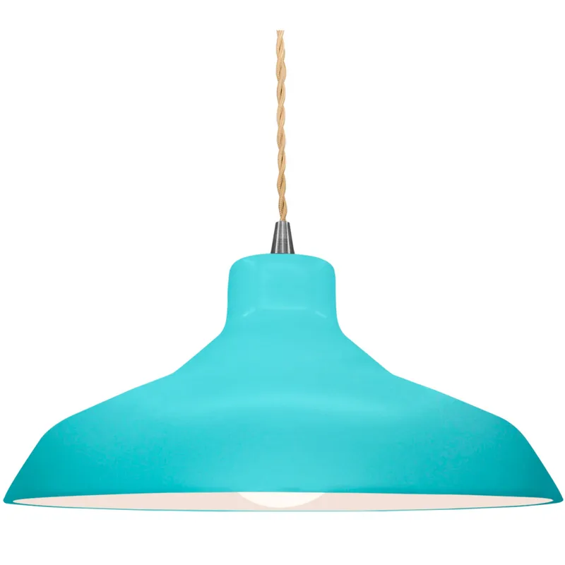 Radiance 1 Light 15.5 inch Reflecting Pool and Brushed Nickel Pendant Ceiling Light