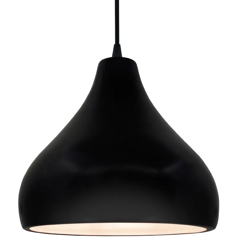 Radiance 1 Light 13.5 inch Carbon Matte Black and Matte Black Pendant Ceiling Light