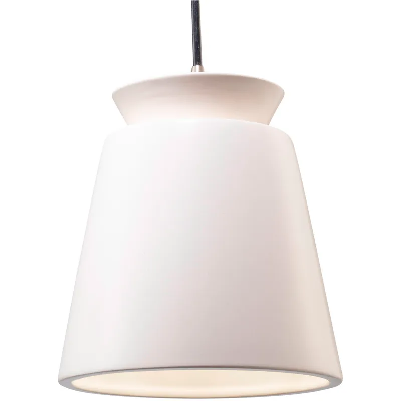 Radiance Collection 1 Light 8 inch Polished Chrome Pendant Ceiling Light