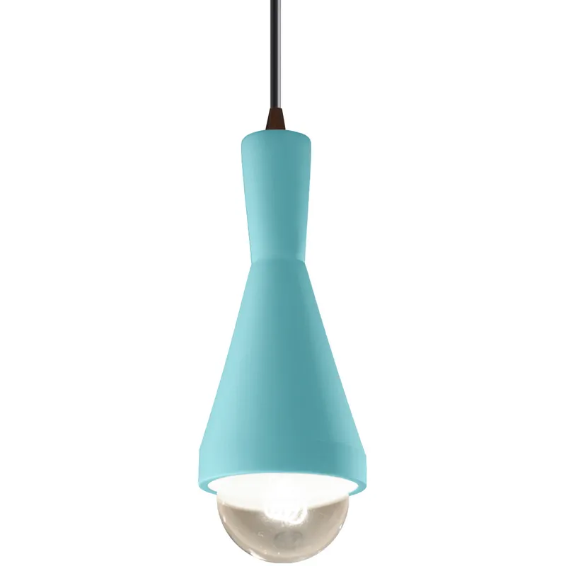 Radiance Collection - Erlen 1 Light 4.75 inch Reflecting Pool and Dark Bronze Pendant Ceiling Light in Replaceable Bulb, Black, Form+Finish+Function
