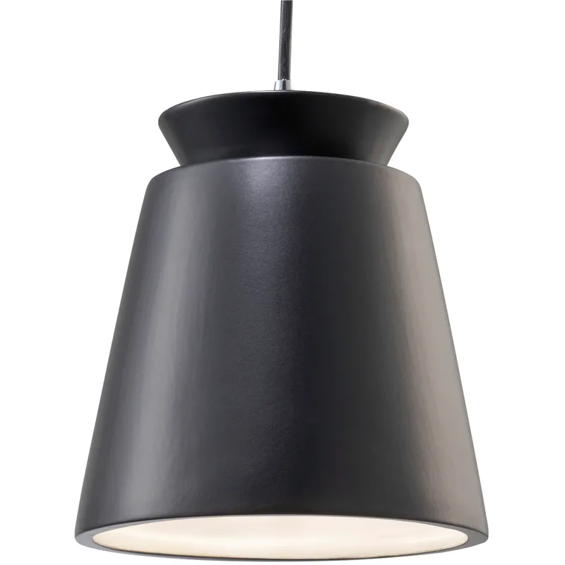 Radiance Collection 1 Light 8 inch Polished Chrome Pendant Ceiling Light