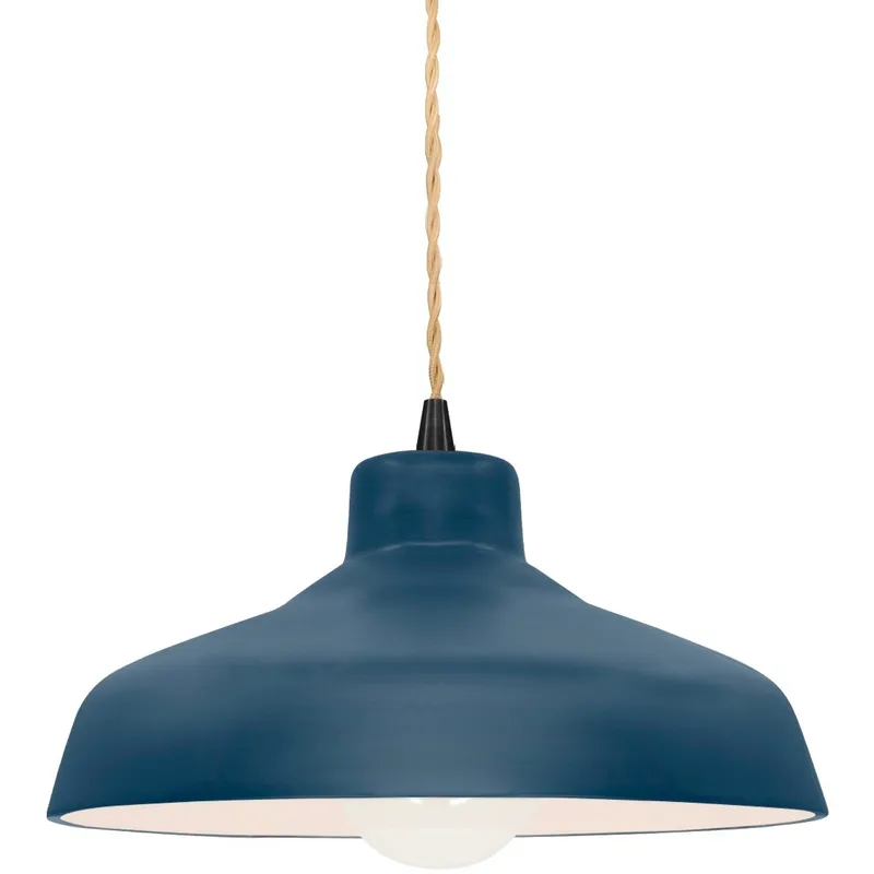 Radiance 1 Light 11.5 inch Midnight Sky and Matte Black Pendant Ceiling Light
