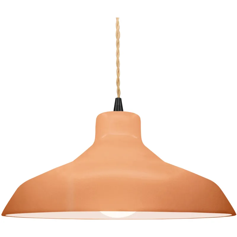 Radiance 1 Light 15.5 inch Adobe and Matte Black Pendant Ceiling Light
