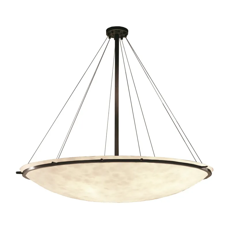Clouds LED 51 inch Dark Bronze Pendant Ceiling Light in 6000 Lm LED, Bowl