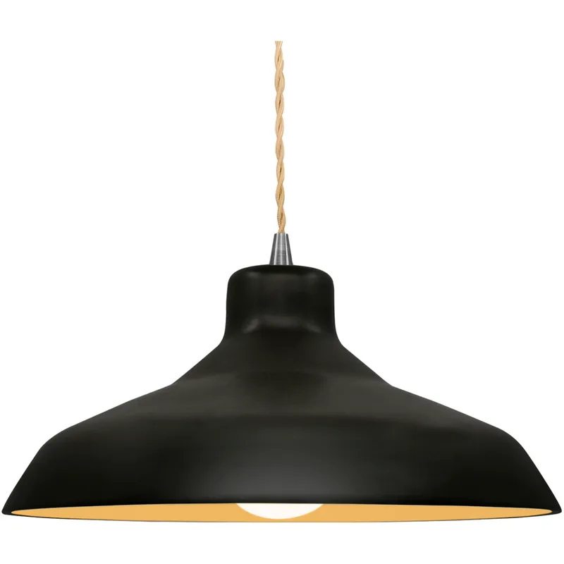 Radiance LED 15.5 inch Carbon Matte Black and Champagne Gold and Brushed Nickel Pendant Ceiling Light