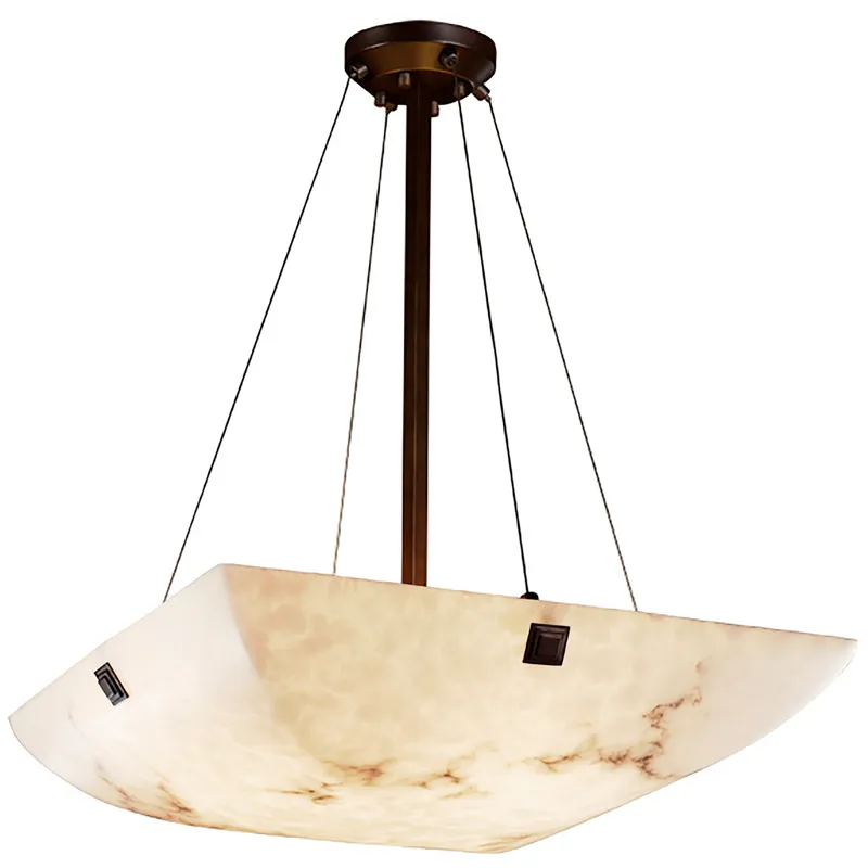 LumenAria LED 8 inch Matte Black Pendant Ceiling Light