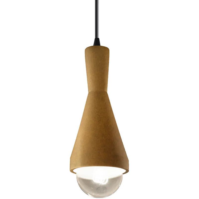 Radiance Collection - Erlen 1 Light 4.75 inch Antique Gold and Matte Black Pendant Ceiling Light in Replaceable Bulb, Form+Finish+Function