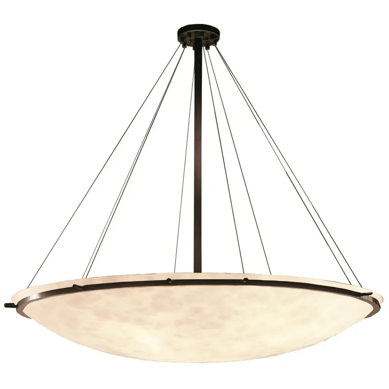 Clouds 8 Light 51 inch Dark Bronze Pendant Ceiling Light in Incandescent, Bowl