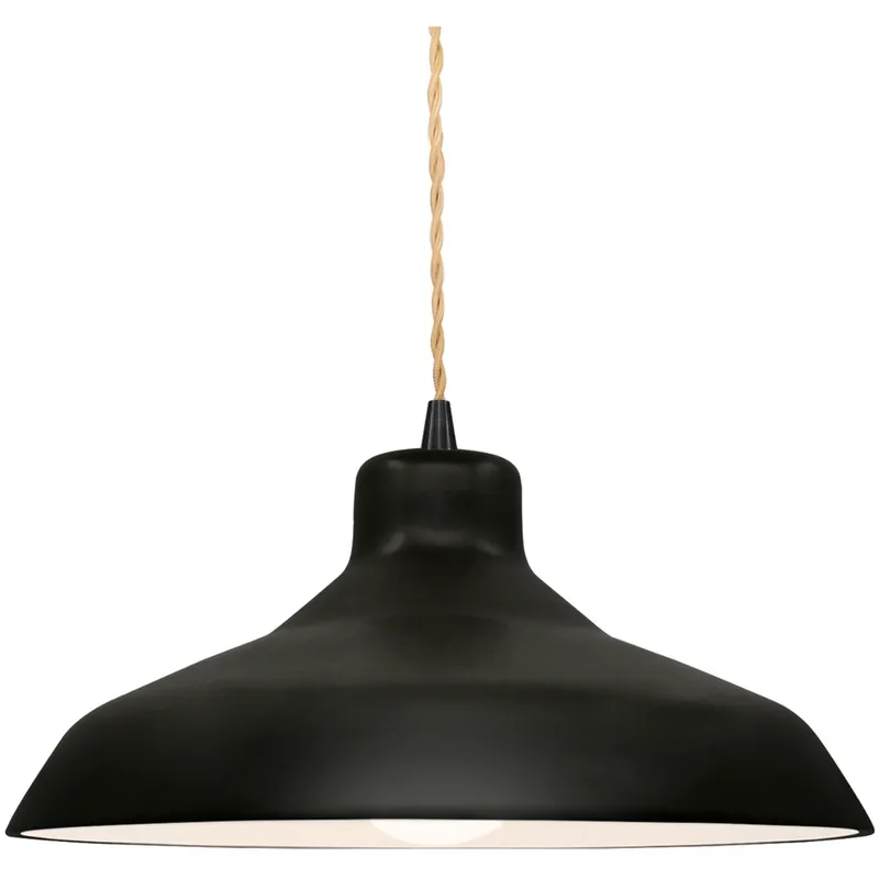Radiance 1 Light 13.5 inch Carbon Matte Black and Matte Black Pendant Ceiling Light