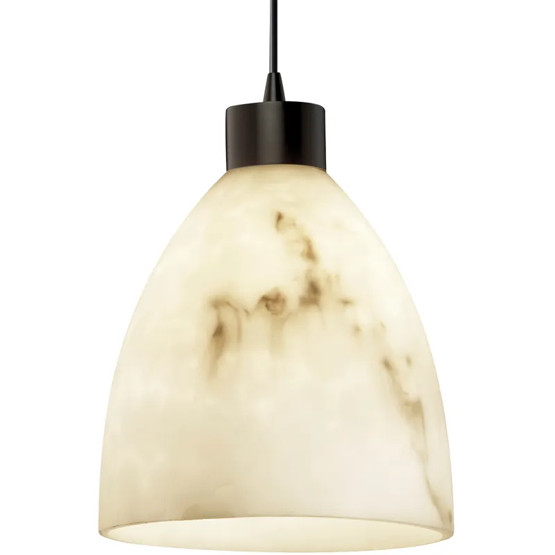 Lumenaria 1 Light 21 inch Polished Chrome Pendant Ceiling Light in Rigid Stem Kit, Incandescent