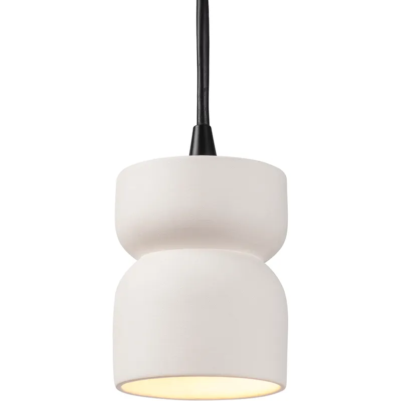 Radiance Collection 1 Light 3.5 inch Bisque Pendant Ceiling Light