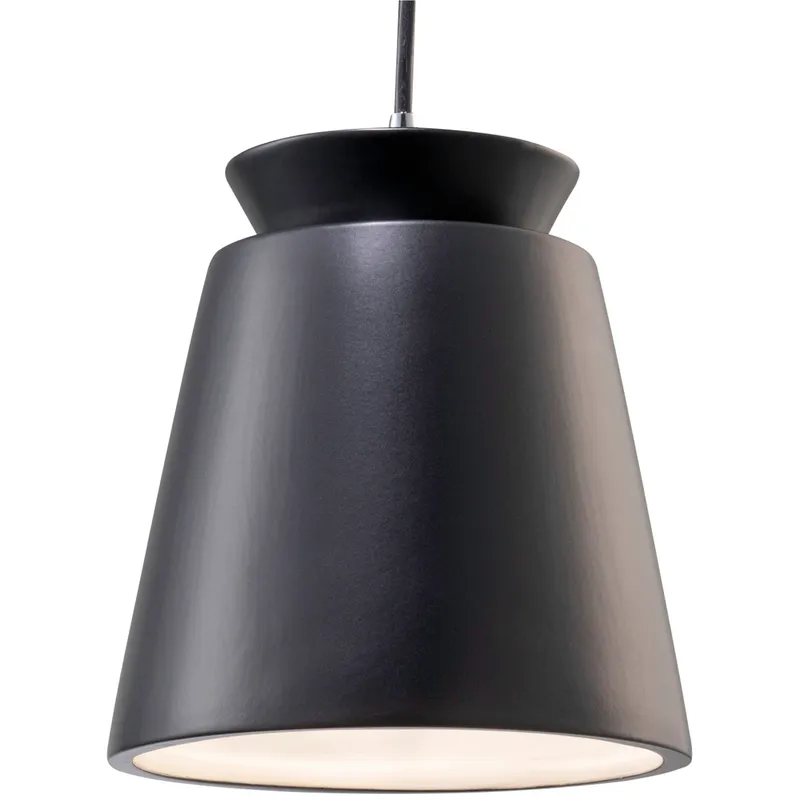Radiance Collection LED 8 inch Polished Chrome Pendant Ceiling Light