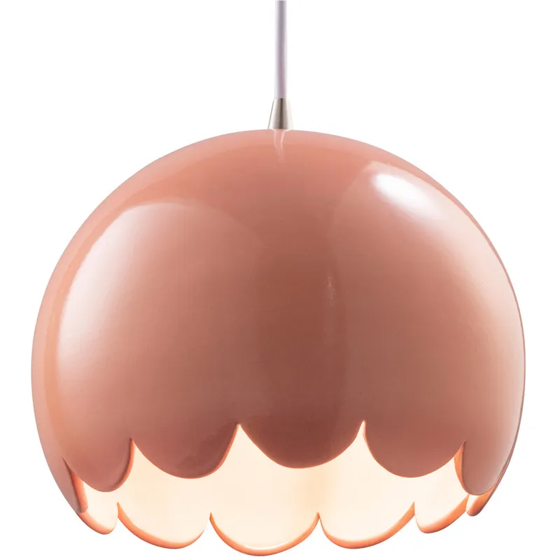 Radiance Collection LED 9 inch Antique Brass Pendant Ceiling Light