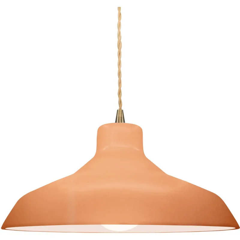 Radiance 1 Light 13.5 inch Adobe and Antique Brass Pendant Ceiling Light