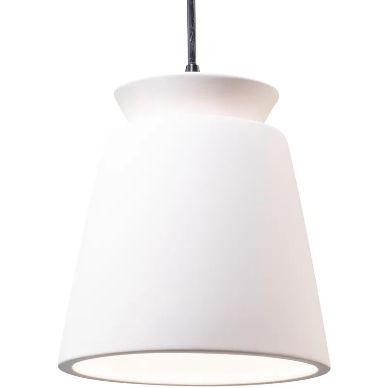 Radiance Collection 1 Light 8 inch Antique Brass Pendant Ceiling Light