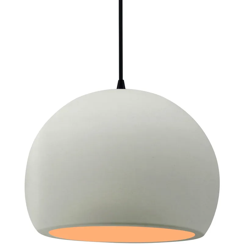 Radiance LED 12.25 inch Matte White and Champagne Gold and Matte Black Pendant Ceiling Light