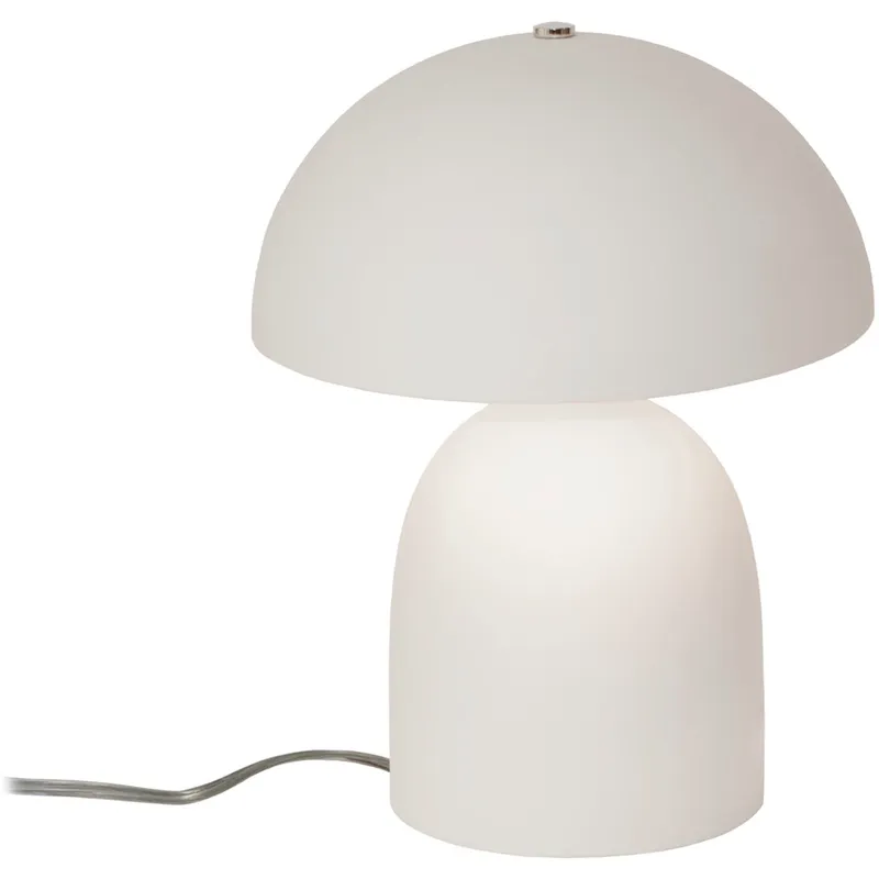 Portable 12 inch 60 watt Matte White and Champagne Gold Table Lamp Portable Light